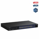 TRENDnet 28-Port Multi-Gig Web Smart Switch, TEG-3284WS, 24 x 2.5G Ports, 4 x 10G SFP+ Ports, Remote Cloud Management, NDAA TAA Compliant, 200Gbs, Lifetime Protection