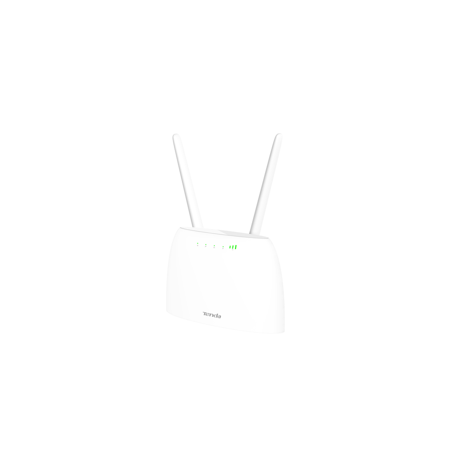 Tenda 4G06 Wi-Fi 4 IEEE 802.11b/g/n 1 SIM Ethernet, Cellular Modem/Wireless Router