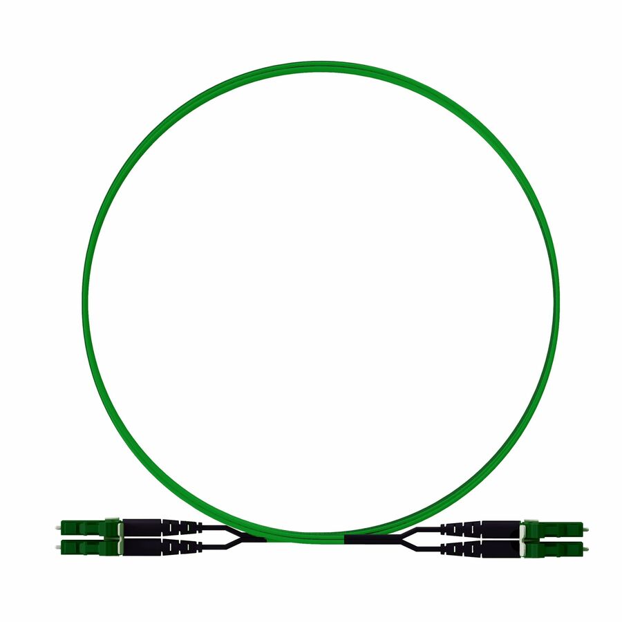Panduit OM4+ 2f 1.6mm PC OFNP LC Key C / LC Dup Std Polarity Ult IL GR Jacket 2m