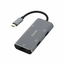 VisionTek USB-C Hub with Ethernet (2x USB-A 10Gbps | 1x USB-C 10Gbps)