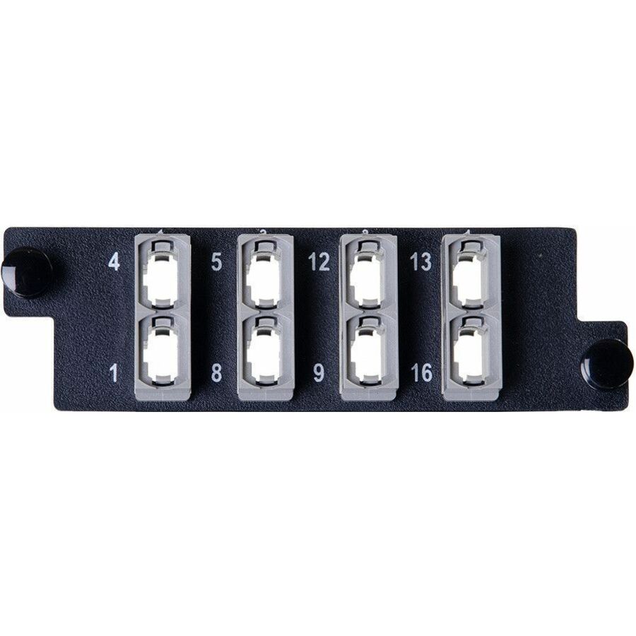 Ortronics Infinium HDFP Adapter Panel 8 MPO, 96F, ALIGNED KEY, GRAY