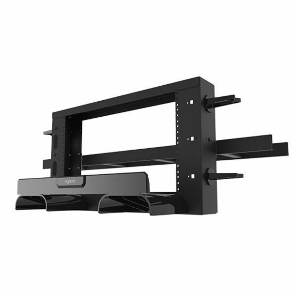 Ortronics Mighty Mo Overhead Cable Pathway Rack - 4RU - Black