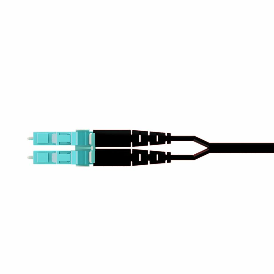 Panduit Opti-Core 2 Fiber, OM4+, Colored H-Aqua LC Duplex, Plenum