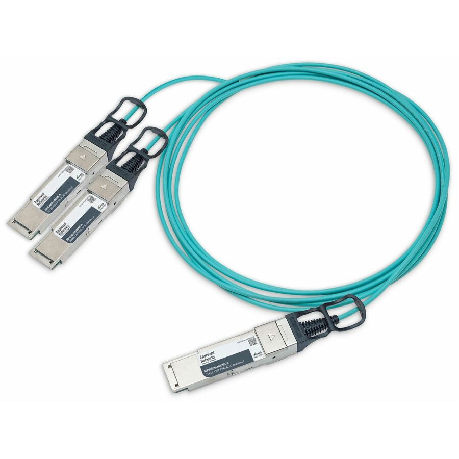 Approved Networks 200G QSFP56 InfiniBand HDR AOC Cable (QSFP56 to 2xQSFP56 ) Breakout