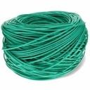 AddOn 1000ft Non-Terminated Green CAT 5E Plenum-Rated Bulk Cable