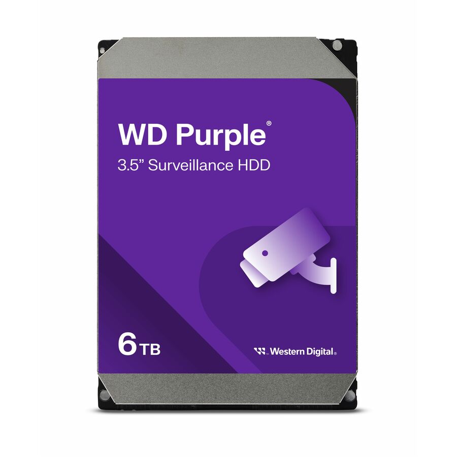 WD Purple WD64PURZ 6 TB Hard Drive - 3.5" Internal - SATA - Purple