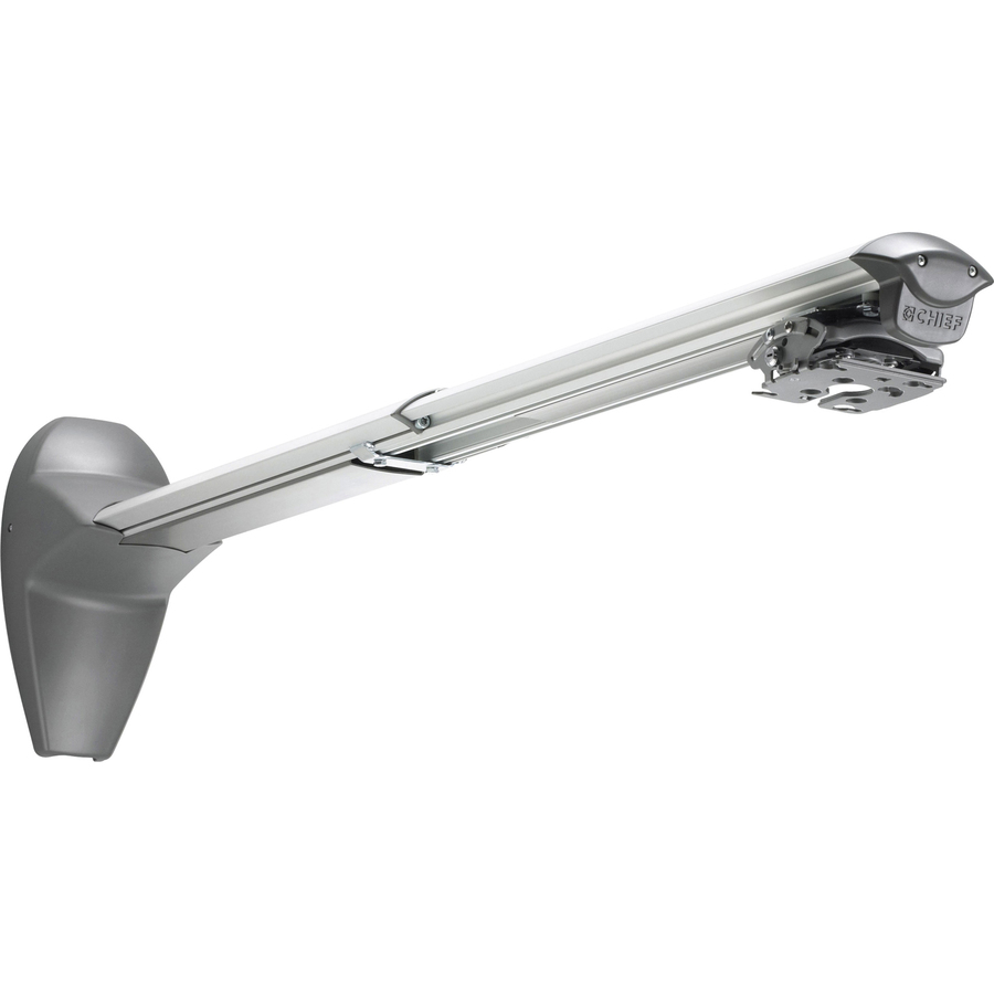 Chief Large Short Throw and Universal Projector Mount - Single Stud - Silver