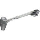 Chief Large Short Throw and Universal Projector Mount - Single Stud - Silver
