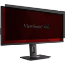 ViewSonic 34" Privacy Filter Screen Protector for ultra-Widescreen (21:9) LCD Monitor Lightweight Anti-glare and Anti-scratch, Black.