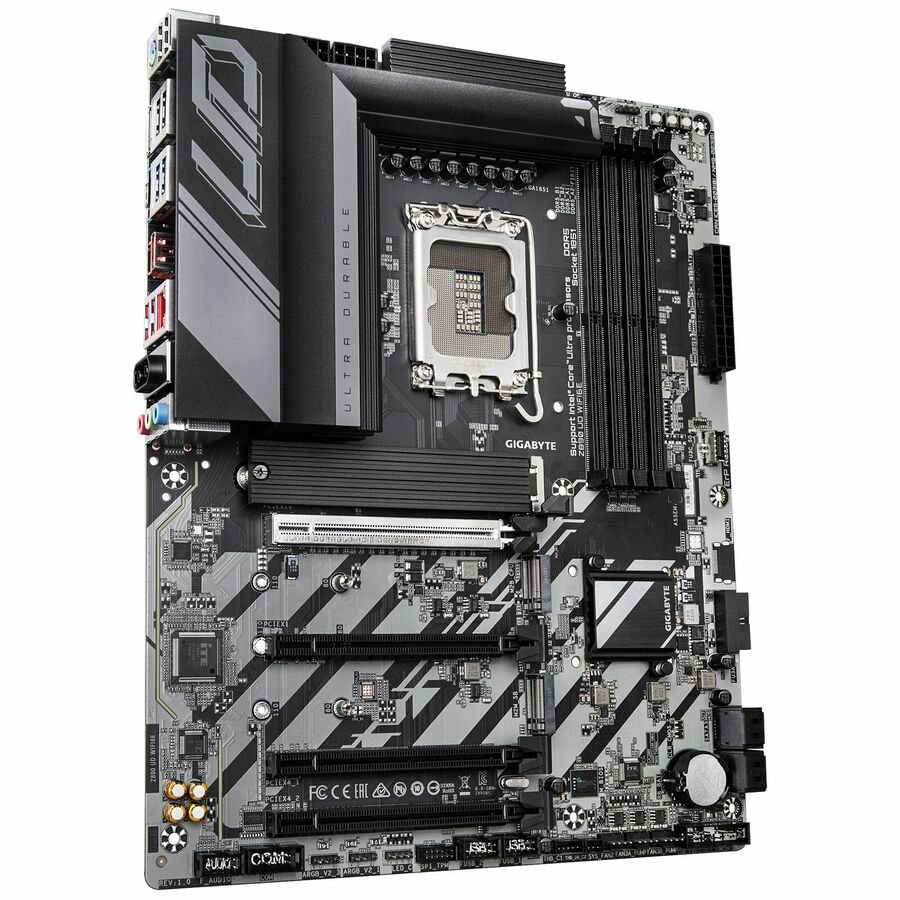 GIGABYTE Ultra Durable Z890 UD WIFI6E Gaming Desktop Motherboard - Intel Z890 Chipset - Socket LGA-1851 - ATX