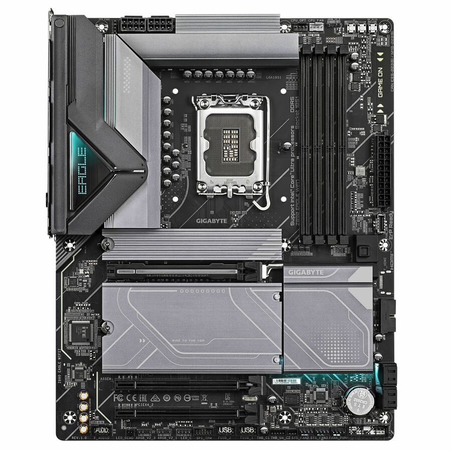 GIGABYTE Ultra Durable Z890 EAGLE WIFI7 Gaming Desktop Motherboard - Intel Z890 Chipset - Socket LGA-1851 - ATX