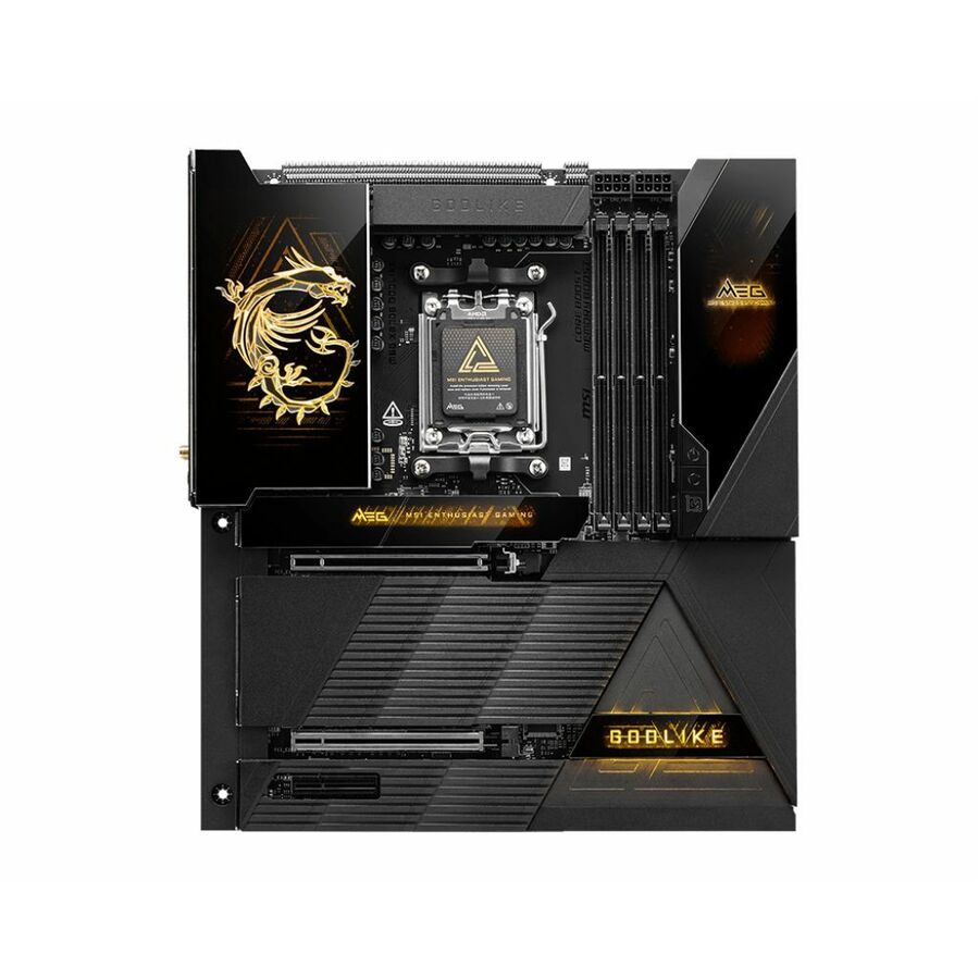 MSI MEG X870E GODLIKE Gaming Desktop Motherboard - AMD X870E Chipset - Socket AM5 - Extended ATX