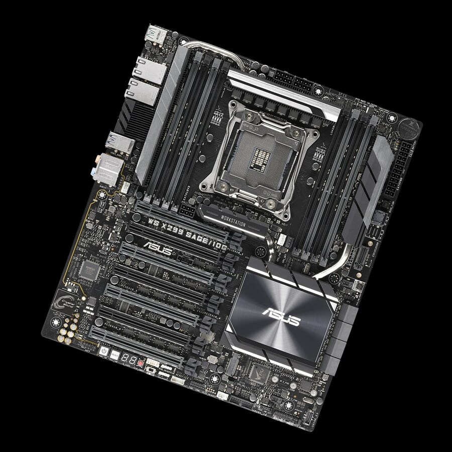 Asus WS X299 SAGE/10G Workstation Motherboard - Intel X299 Chipset - Socket R4 LGA-2066 - Intel Optane Memory Ready - SSI CEB