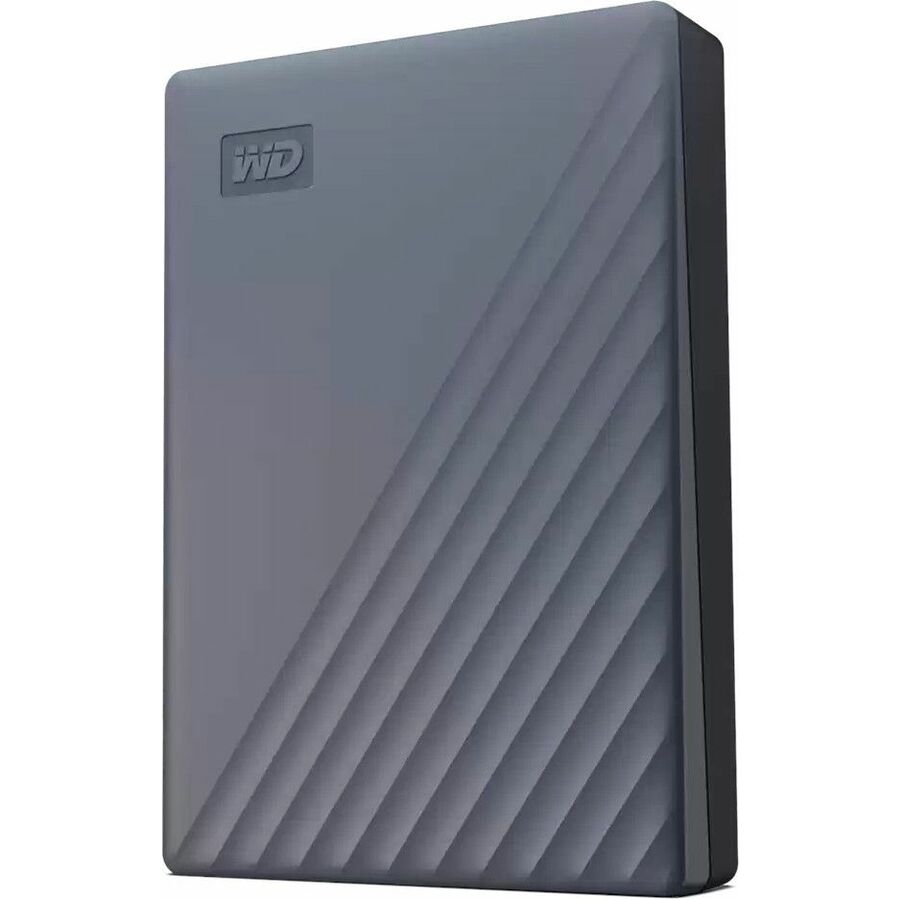 WD My Passport WDBY3J0060BGY-WESN 6 TB Portable Hard Drive - External - Silicon Gray