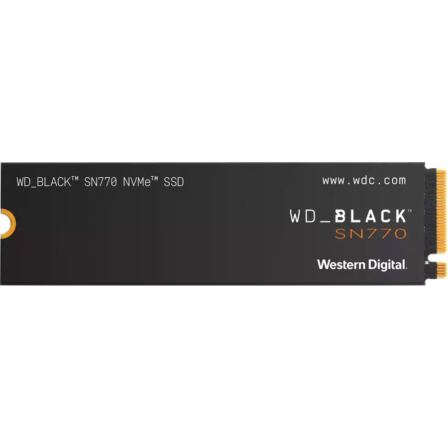 WD Black SN770 WDS500G3X0E 500 GB Solid State Drive - M.2 2280 Internal - PCI Express NVMe (PCI Express NVMe 4.0 x4)