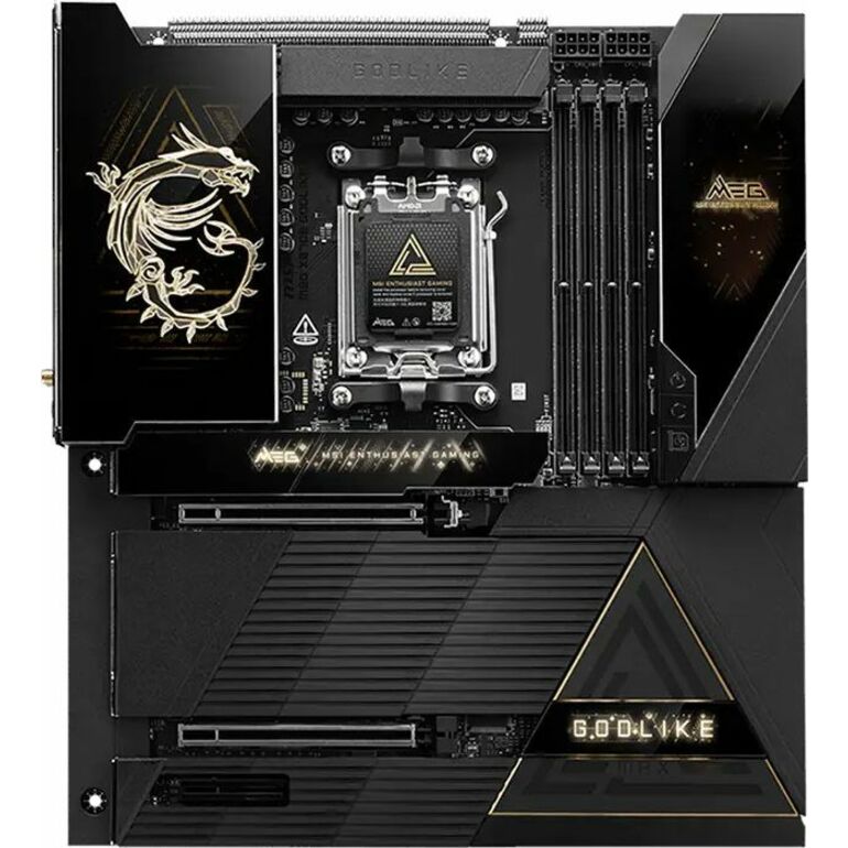 MSI MEG X870E GODLIKE MAX - X870EGODLIKE MAX - EATX Gaming Motherboard - AM5 - X870E Chipset