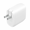 Belkin Dual USB-C Wall Charger w/PPS 60W for Apple iPhone, Galaxy, Google - Compatible w/USB-C to Lightning & USB-C