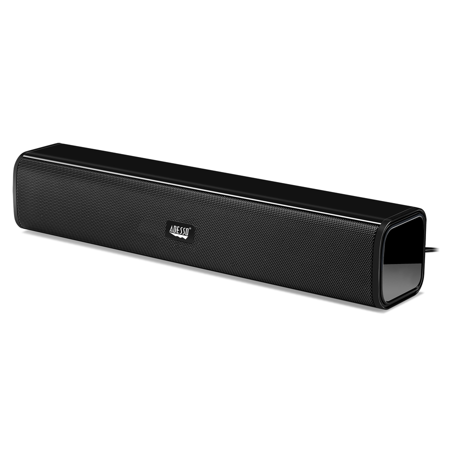 Adesso Xtream S5 USB-Powered Desktop Computer Sound Bar Speaker with Dynamic Sound- 5W x 2 - Portable