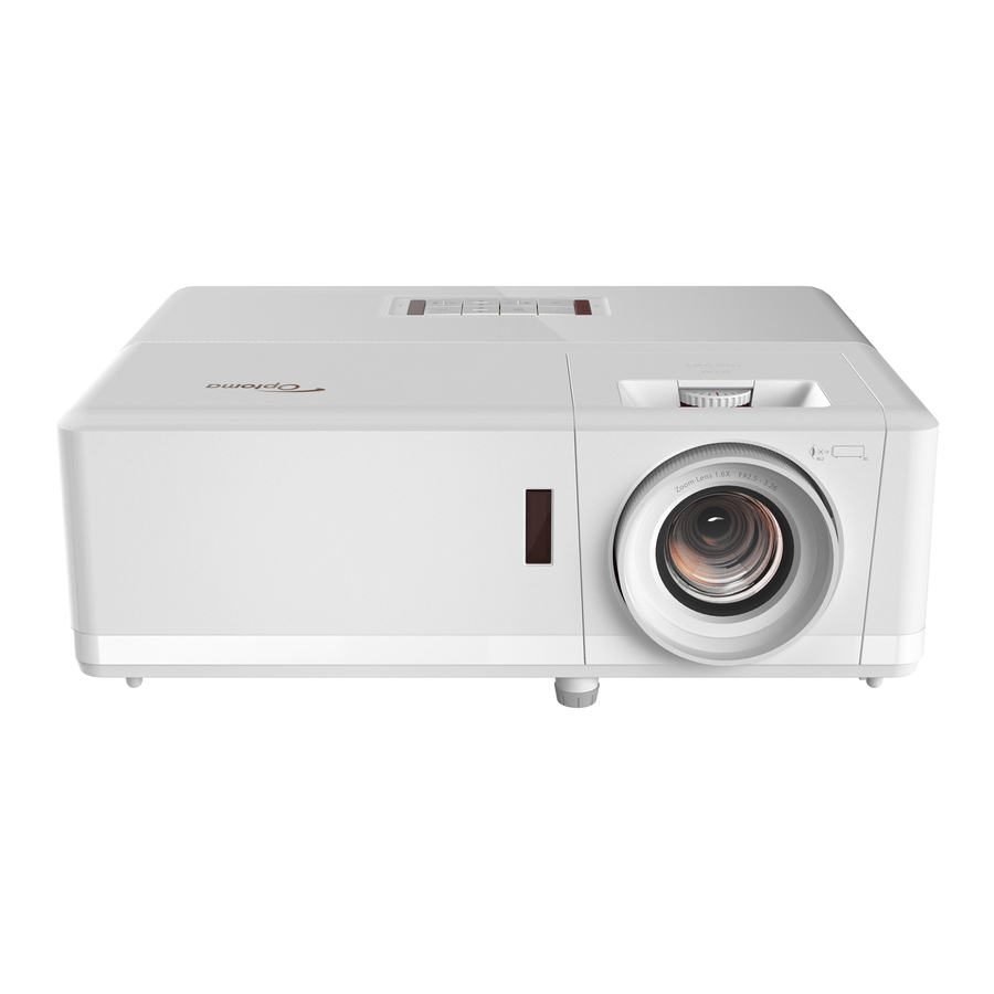 Optoma ZH507 3D DLP Projector - 16:9 - Wall Mountable - White