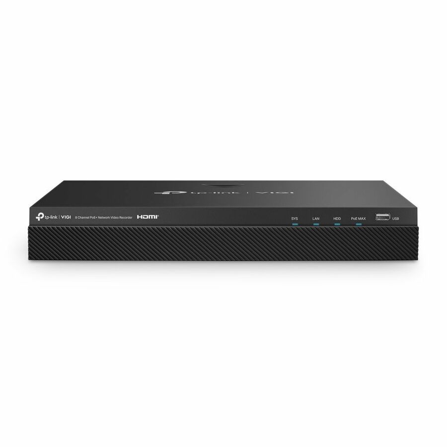 TP Link VIGI NVR2008H-8MP - VIGI 8 Channel PoE+ Network Video Recorder