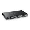 ZYXEL XGS2220-54 48-Port Gigabit L3 Managed and Nebula Pro Cloud Managed Switch with 4 SFP+ 10G Uplinks and 2 10G Ethernet Ports