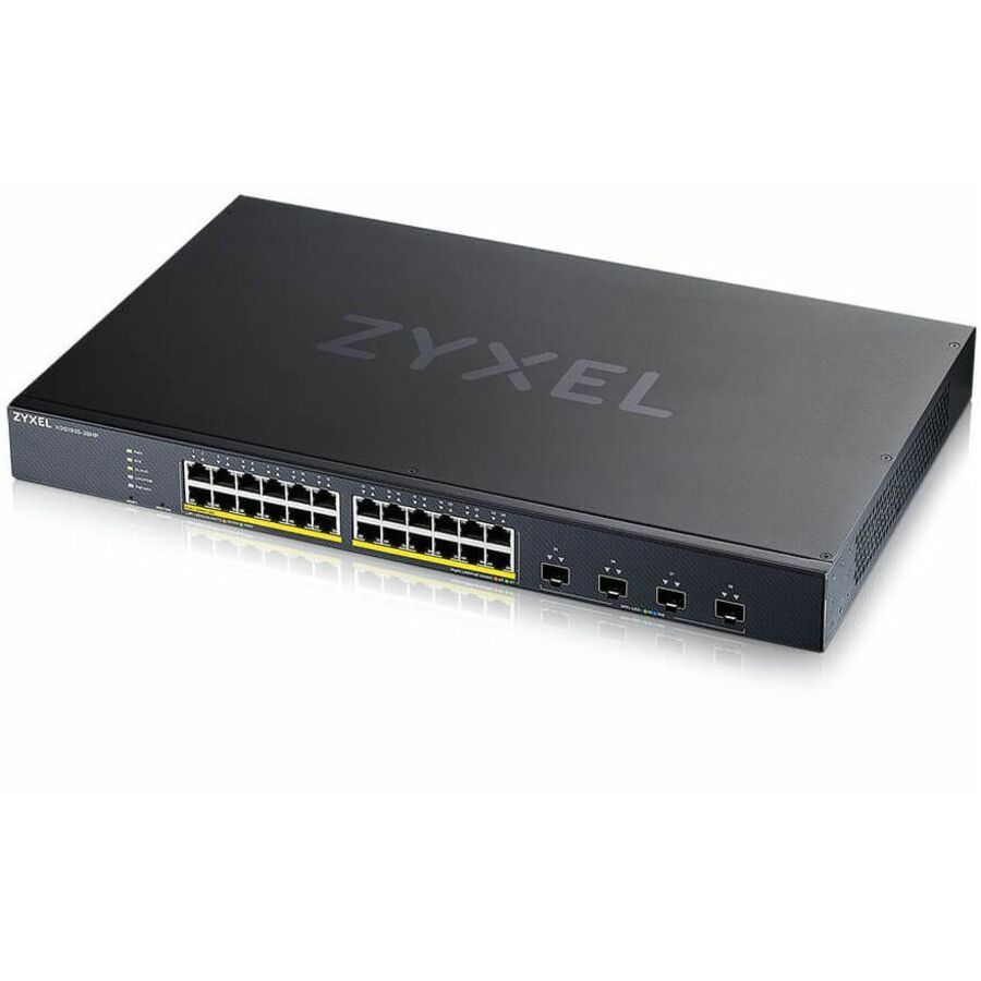 ZYXEL 24-port GbE PoE Lite-L3 Smart Managed Switch with 4 10G Uplink