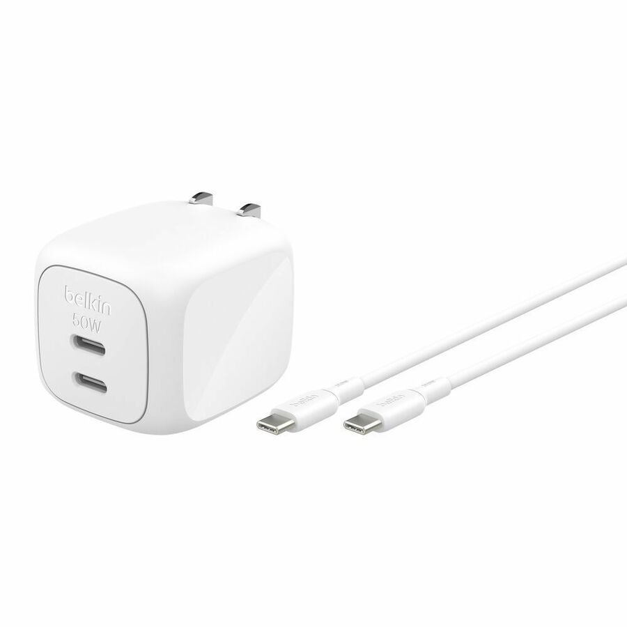 Belkin Dual USB-C GaN Wall Charger 50W