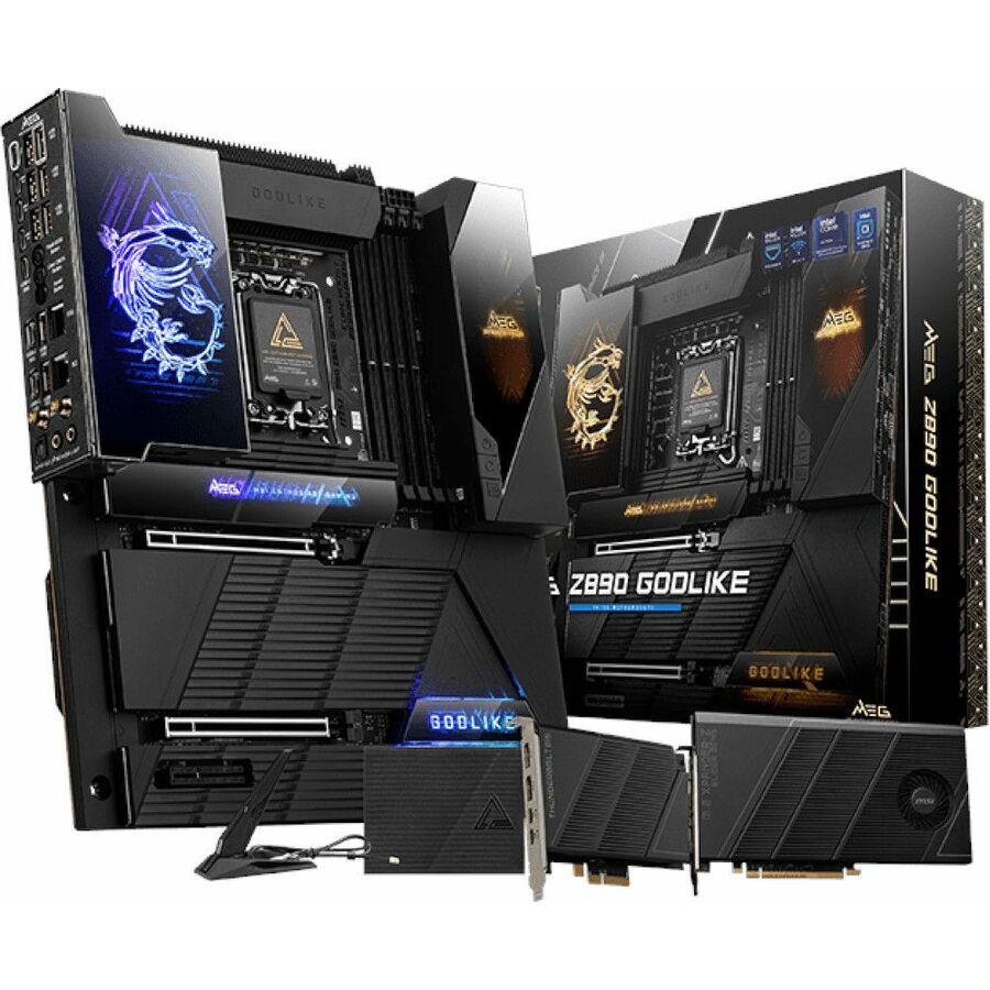 MSI MEG Z890 GODLIKE Gaming Desktop Motherboard - Intel Z890 Chipset - Socket LGA-1851 - Extended ATX