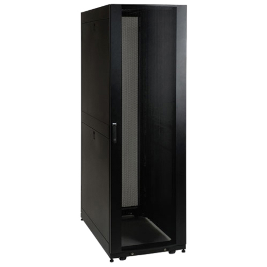 Tripp Lite by Eaton 48U SmartRack Standard-Depth Rack Enclosure Cabinet with doors side panels & shock pallet packaging