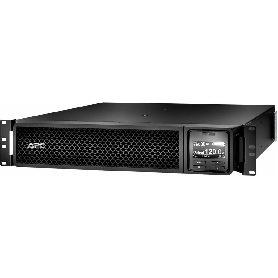 APC Smart-UPS On-Line, 3kVA, Rackmount 2U, 120V, 8x 5-20R+1x L5-30R NEMA outlets, SmartSlot, Extended runtime, W/ rail kit [TAA]