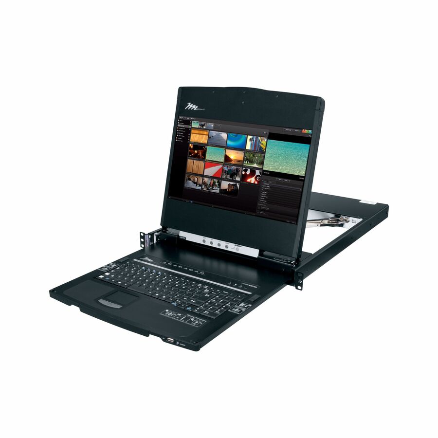 Middle Atlantic LCD Rack Mount High Definition Console - 17in Screen 1080P Widescreen Display - TAA Compliant