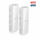 TRENDnet 14 dBi WiFi 6 AX1200 Outdoor Directional PoE Access Point Bridge Kit, TEW-940APBO2K, Includes Two Preconfigured TEW-940APBO Access Points, 5GHz WiFi 6 Point-to-Point Bridge, White