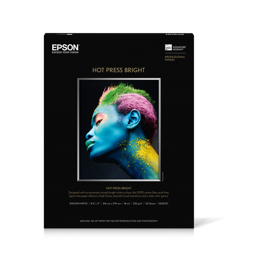 Epson Hot Press Bright Fine Art Paper