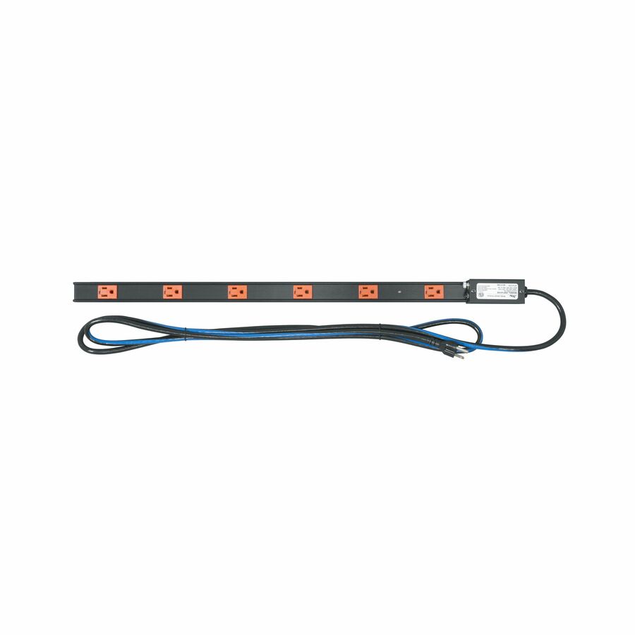 Middle Atlantic Power Strip with Basic Surge Protection - 6 Outlet, 15A