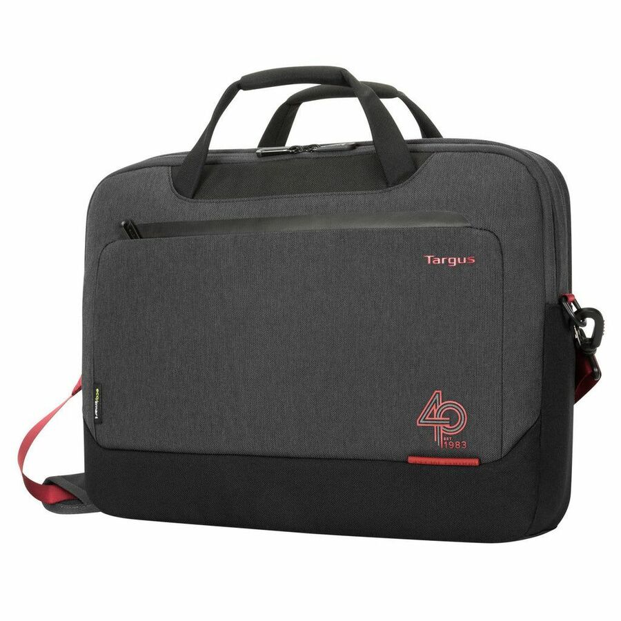 Targus Cypress EcoSmart TBT93904GL Carrying Case (Briefcase) for 15" to 15.6" Notebook, Workstation, ID Card, Cell Phone, Luggage - Gray