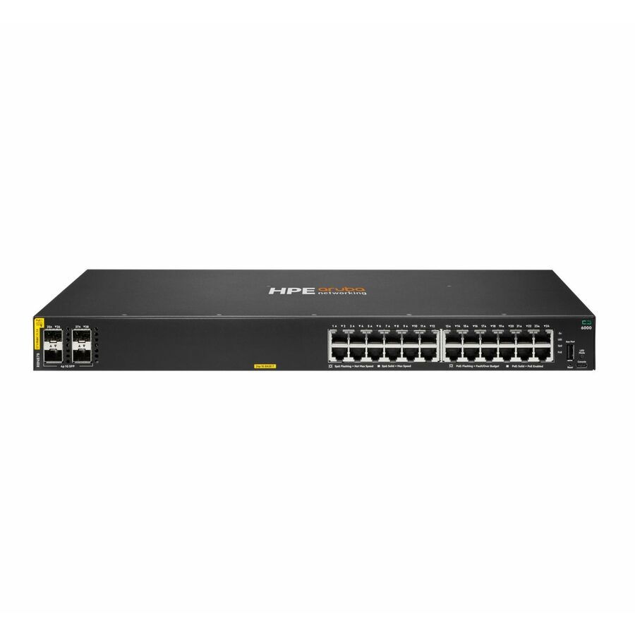 Aruba CX 6000 24p 10M/100M/1G Class4 PoE 4p SFP 1G 370W Switch