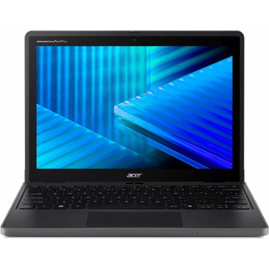 Acer TravelMate B3 Spin 12 TMB312R-31 TMB312R-31-C45D 12.2" Touchscreen Convertible 2 in 1 Notebook - WUXGA - 60 Hz - Intel N150 - 4 GB - 128 GB Flash Memory - English Keyboard - Black