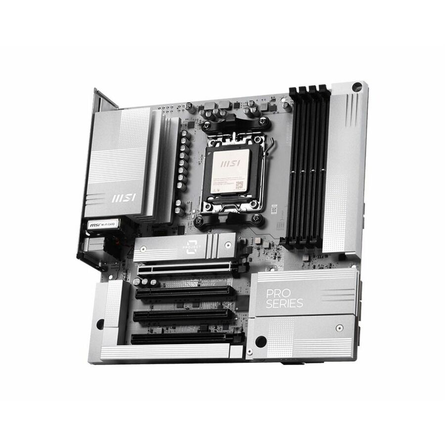 MSI B850M-A WIFI PZ Gaming Desktop Motherboard - AMD B850 Chipset - Socket AM5 - Micro ATX
