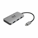 Eaton Tripp Lite Series USB-C Multiport Adapter, 4K HDMI, USB 3.x (5Gbps) Hub Ports, 100W PD Charging, HDCP, Gray