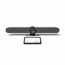 Logitech Huddle Room Universal VC Appliance with Tap Cat5e + Rally Bar Huddle, Graphite, Microsoft Teams & Zoom