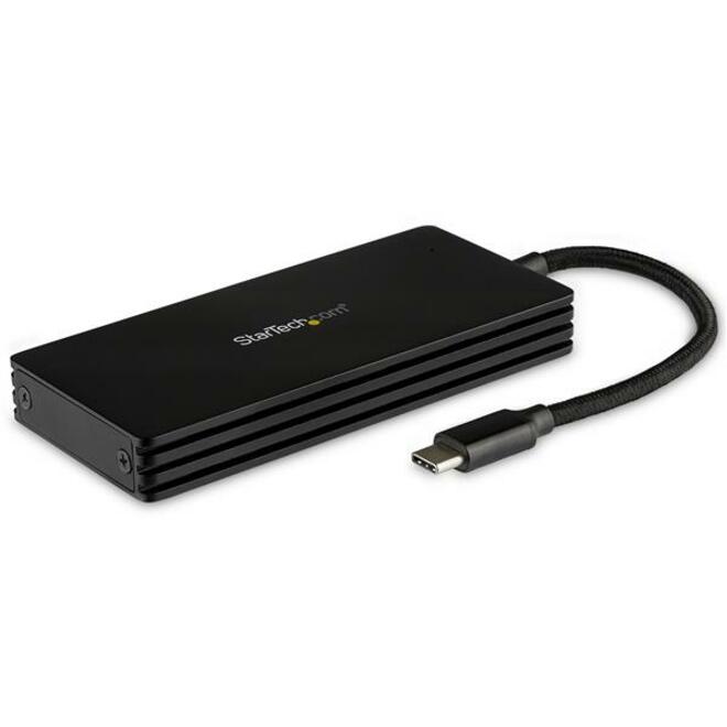 StarTech M.2 SSD Enclosure for M.2 SATA Drives - USB 3.1 Gen 2 - M.2 External Enclosure for USB-C Laptop - M.2 SATA USB Adapter