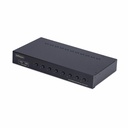 StarTech 8-Port DisplayPort KVM Switch with 1U Rack Mount Kit, 4K 60Hz DP 1.2, Push-Button & Hotkey Switching, TAA Compliant