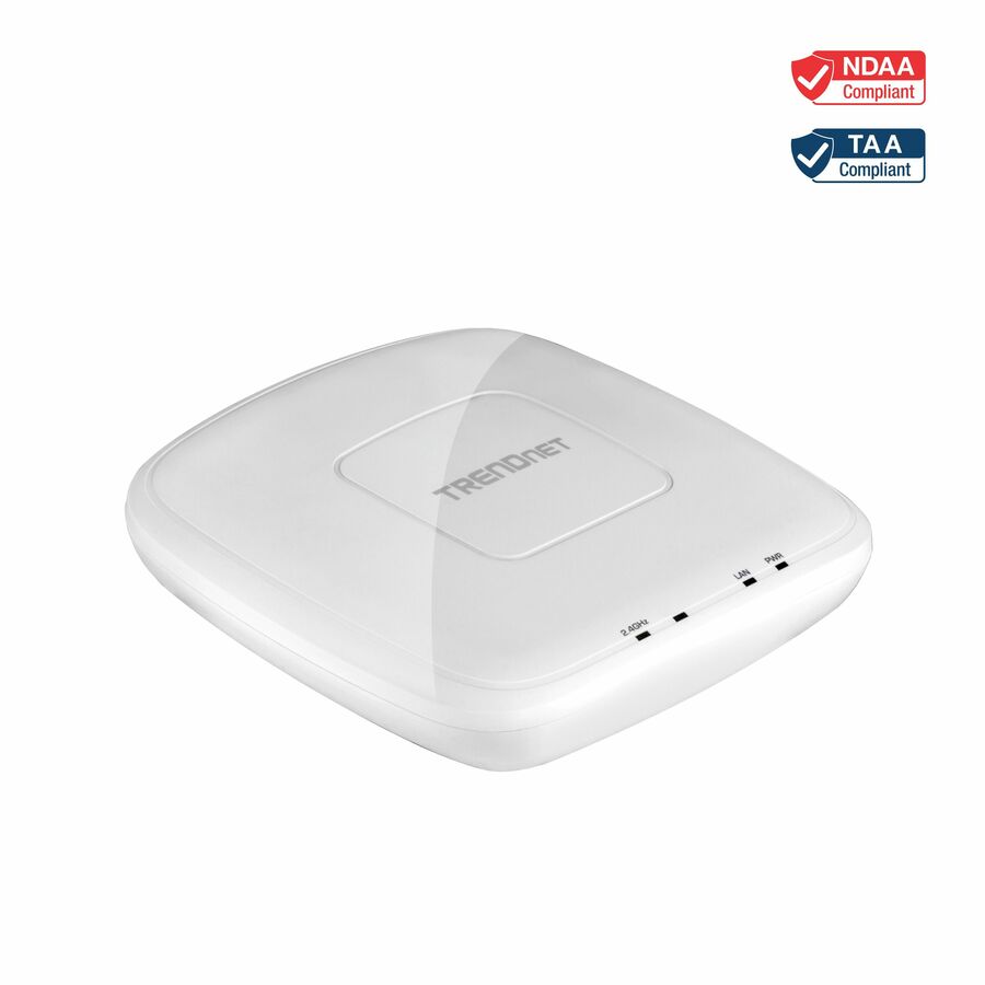 TRENDnet N300 Wireless PoE Access Point with Software Controller; Gigabit; AP; Client; 802.3af; TEW-755AP