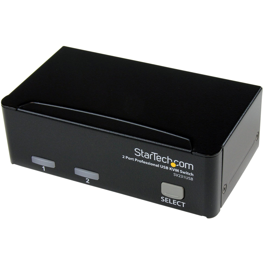 StarTech 2 Port Professional USB KVM Switch Kit with Cables, TAA