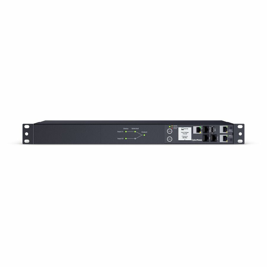CyberPower PDU44001G Single Phase 100 - 120 VAC 15A Switched ATS