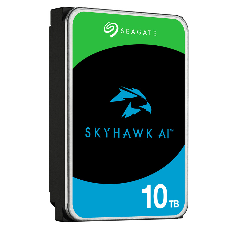 Seagate SkyHawk AI ST10000VE001 10 TB Hard Drive - 3.5" Internal - SATA (SATA/600) - Conventional Magnetic Recording (CMR) Method