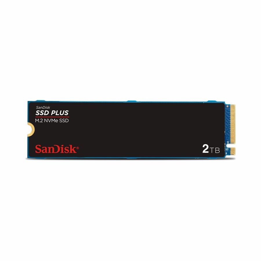 SanDisk SSD PLUS SDSSDA3N-2T00-G26 2 TB Solid State Drive - M.2 2280 Internal - PCI Express NVMe (PCI Express NVMe 3.0 x4)