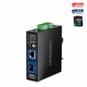 TRENDnet Industrial 10G SFP+ Media Converter, TI-F711SFP, Extreme Temperature IP50 Rated, Ethernet Splitter, DIN-Rail and Wall Mounts Included, NDAA TAA Compliant for Government Use