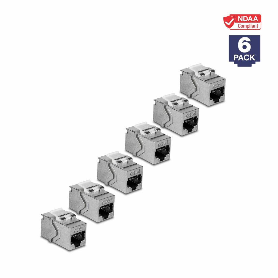 TRENDnet Cat6A RJ-45 Keystone Inline Coupler (6-Pack)