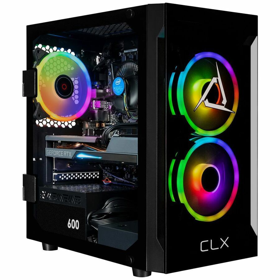 CLX SET TGMSETRTA5503BM Gaming Desktop Computer - Intel Core i5 14th Gen i5-14400F - 32 GB - 2 TB SSD - Mini-tower - Black